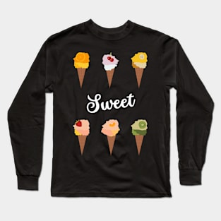 Sweet Ice Cream Long Sleeve T-Shirt